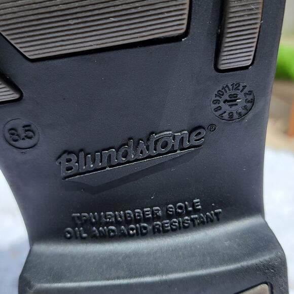 BLUNDSTONE BLACK STEEL TOE OXFORDS SIZE 8.5 VERY TOUGH LEATHER ? main image 8